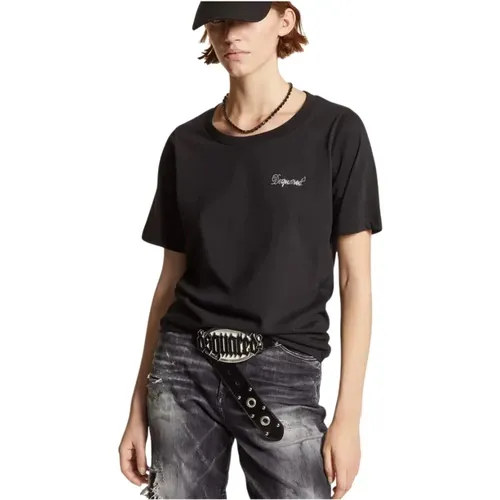 Damen T-Shirt , Damen, Größe: XS - Dsquared2 - Modalova