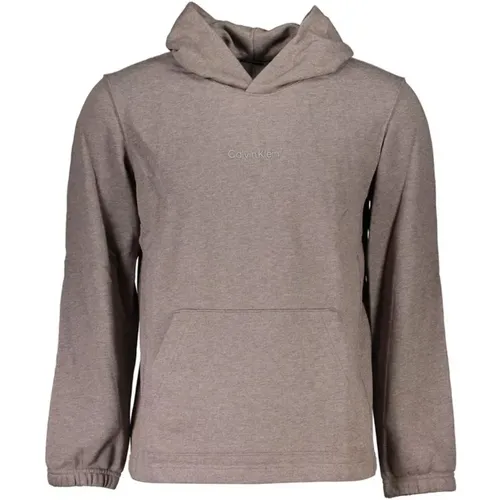 Printed Hooded Sweatshirt , male, Sizes: XL, 2XL, L, M, S - Calvin Klein - Modalova