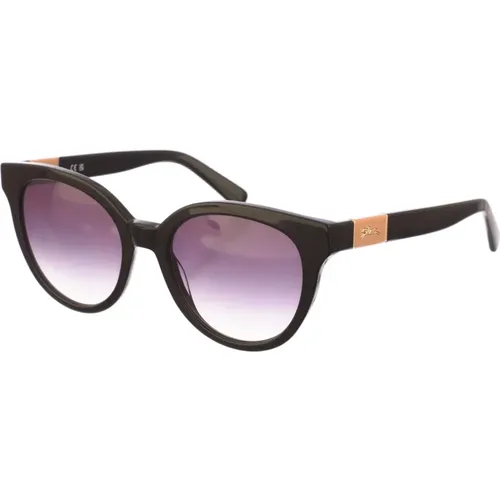 Butterfly Style Sunglasses with Acetate Frame , female, Sizes: ONE SIZE - Longchamp - Modalova