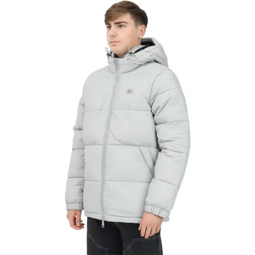 Graue Waldenburg Steppjacke , Herren, Größe: S - Dickies - Modalova