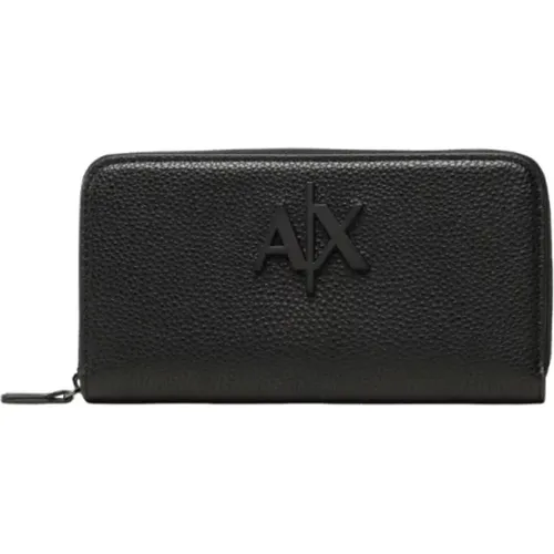 Large Clutch , female, Sizes: ONE SIZE - Armani Exchange - Modalova