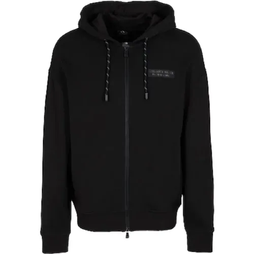 Hooded Logo Sweatshirt Aw23 , male, Sizes: M - Armani Exchange - Modalova