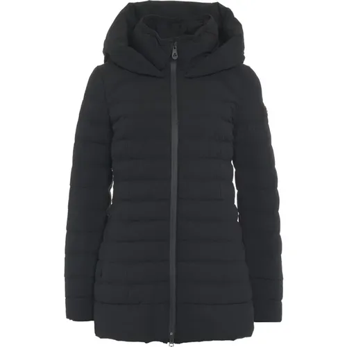 Schwarze Jacke Aw24 Damenmode , Damen, Größe: 2XS - Peuterey - Modalova