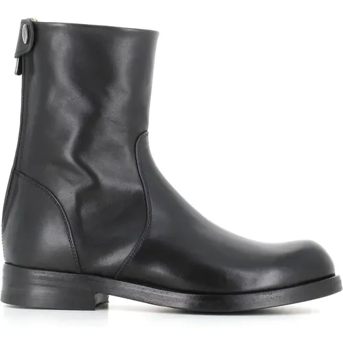 Leather Zipper Boots , female, Sizes: 4 1/2 UK, 3 UK, 4 UK, 5 UK, 5 1/2 UK, 6 UK - Alberto Fasciani - Modalova