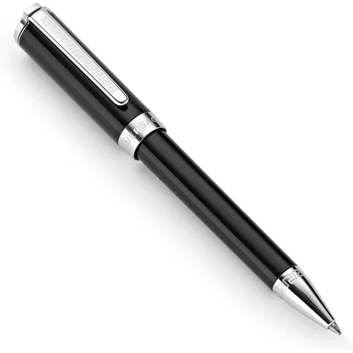Olympia Ballpoint Pen Silver/Chrome/ , unisex, Sizes: ONE SIZE - Versace - Modalova