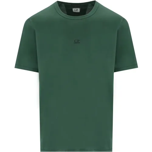 Light Jersey 70/2 Duck T-Shirt , male, Sizes: L, S, M - C.P. Company - Modalova