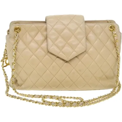 Pre-owned Leather chanel-bags , female, Sizes: ONE SIZE - Chanel Vintage - Modalova