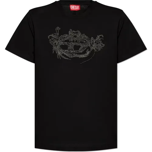 T-shirt `T-Regs-P2` , Damen, Größe: S - Diesel - Modalova
