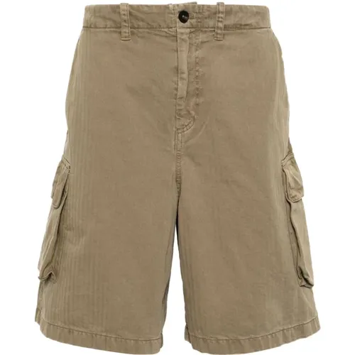 Herringbone Cargo Shorts , male, Sizes: L, XL, M - Our Legacy - Modalova