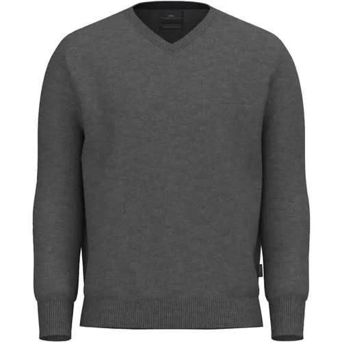 Kaschmir V-Ausschnitt Pullover , Herren, Größe: 2XL - FYNCH-HATTON - Modalova