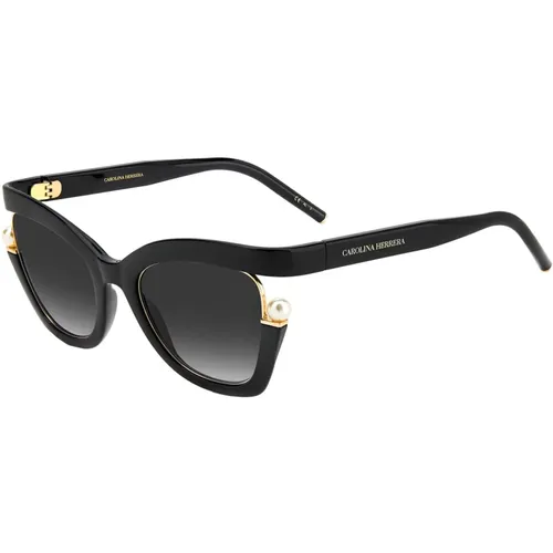 Dark Grey Shaded Sunglasses - Carolina Herrera - Modalova