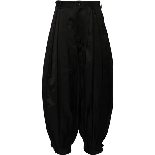 Buttoned Straps Pants , male, Sizes: L - Comme des Garçons - Modalova