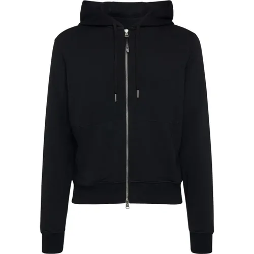 Lightweight Jersey Hooded Top , male, Sizes: L - Tom Ford - Modalova