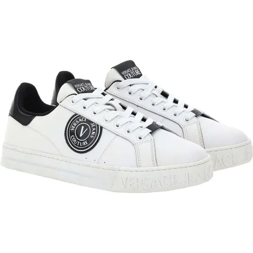 Weiße Sneakers für einen Stilvollen Look , Herren, Größe: 42 EU - Versace Jeans Couture - Modalova