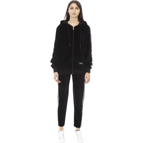 Monochrome Hooded Sweatshirt Track Suit , female, Sizes: XL, 3XL, 2XL, M, S, L - Baldinini - Modalova