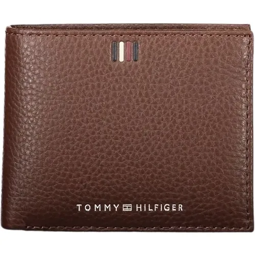 Leather Wallet , male, Sizes: ONE SIZE - Tommy Hilfiger - Modalova