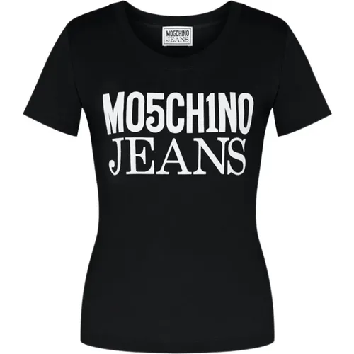 Stylish T-shirt , female, Sizes: M - Moschino - Modalova