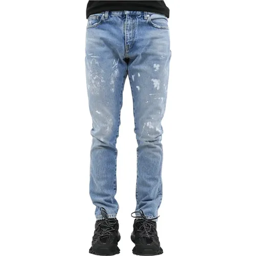 Slim-fit Jeans , Herren, Größe: W35 - Off White - Modalova