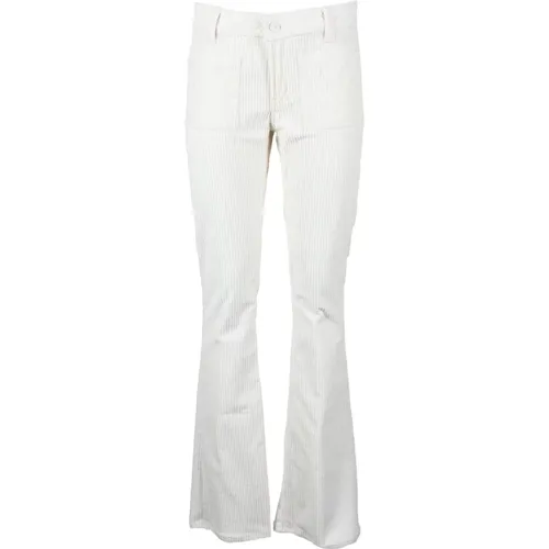 Cotton Elastane Pants , female, Sizes: W26, W28, W29 - Dondup - Modalova