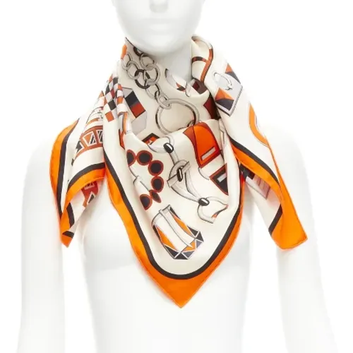 Pre-owned Silk scarves , female, Sizes: ONE SIZE - Hermès Vintage - Modalova