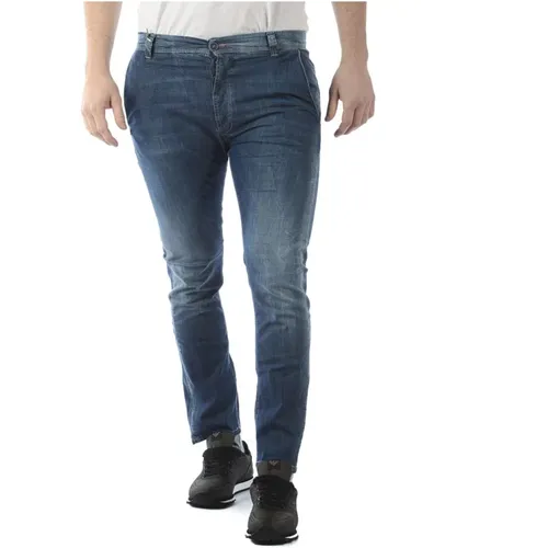 Slim-fit Jeans , Herren, Größe: W30 - Daniele Alessandrini - Modalova