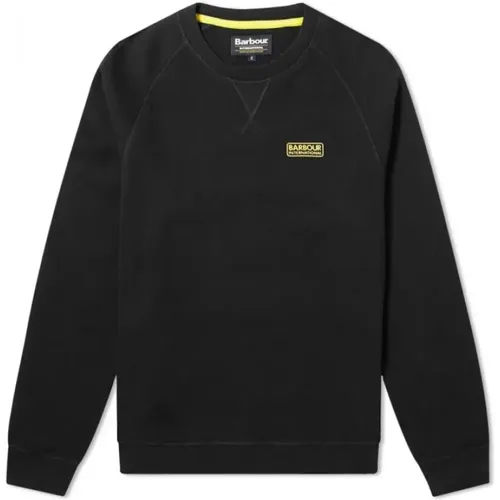 Essential Crew Sweatshirt with Raglan Sleeves , male, Sizes: XL, L, M, 2XL - Barbour - Modalova