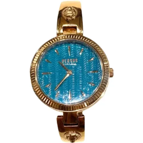 Pre-owned Stainless Steel watches , female, Sizes: ONE SIZE - Versace Pre-owned - Modalova