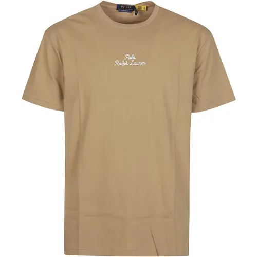 Lässiges Baumwoll-T-Shirt , Herren, Größe: XL - Ralph Lauren - Modalova