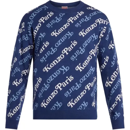 Monogram Sweaters , male, Sizes: S, L, M, XL - Kenzo - Modalova