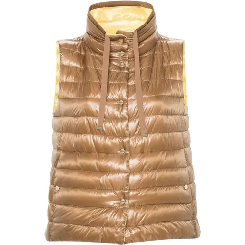 Quilted Puffer Vest for Stylish Look , female, Sizes: L, S, XS - Herno - Modalova