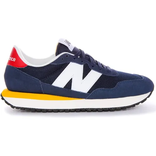 Navy White Trainers for Women , female, Sizes: 7 1/2 UK - New Balance - Modalova