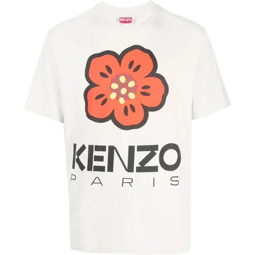 Flower T-shirt and Polo , male, Sizes: L, S, M - Kenzo - Modalova
