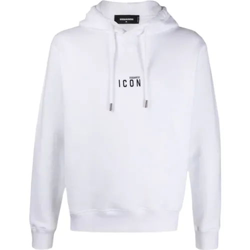 Icon Kapuzenpullover für Herren , Herren, Größe: L - Dsquared2 - Modalova