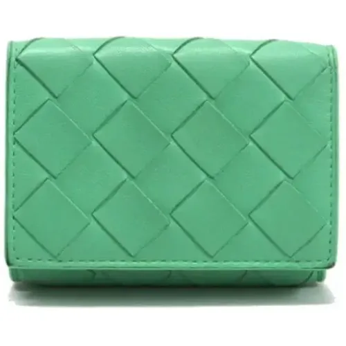 Pre-owned Leather wallets , female, Sizes: ONE SIZE - Bottega Veneta Vintage - Modalova