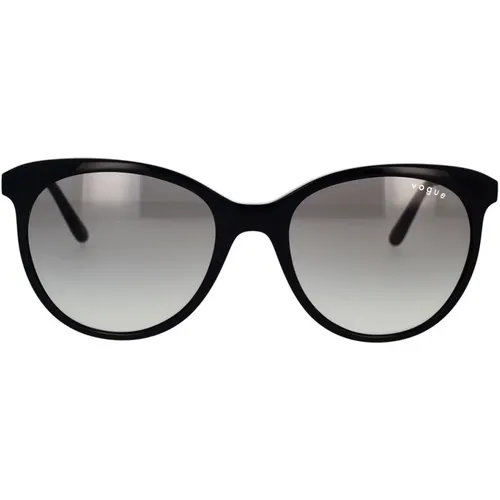 Phantos Shape Sunglasses with Grey Gradient Lenses , female, Sizes: 53 MM - Vogue - Modalova