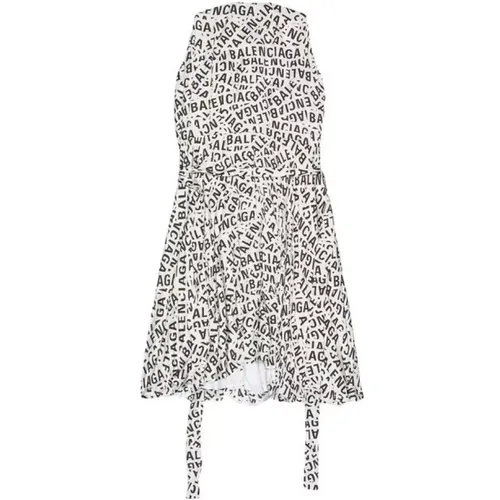 Midi Dresses , female, Sizes: L - Balenciaga - Modalova