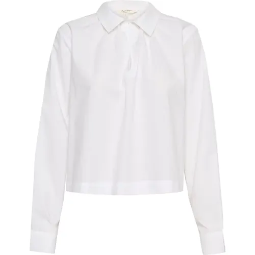 Shirt Blouse with Long Sleeves , female, Sizes: M, L, XL - Part Two - Modalova
