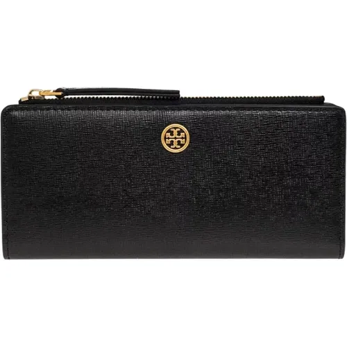 Leather wallet , female, Sizes: ONE SIZE - TORY BURCH - Modalova