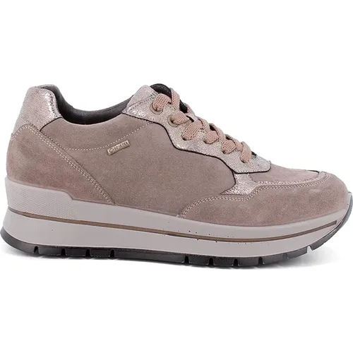 Grey Sneakers with Gore-Tex Lining , female, Sizes: 5 UK, 3 UK, 4 UK, 8 UK - IGI&Co - Modalova