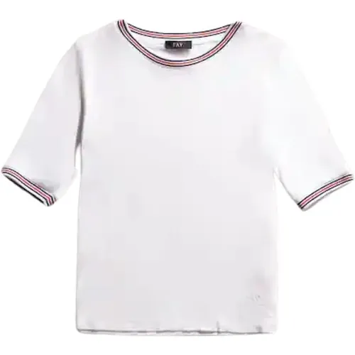 T-shirts and Polos , female, Sizes: XL, S, M, L - Fay - Modalova