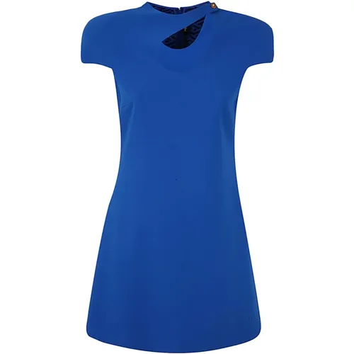 Mini Dress CUT OUT Detail , female, Sizes: XS - Versace - Modalova