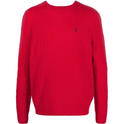 Cardinal Roter Cashmere Polo Sweater - Ralph Lauren - Modalova