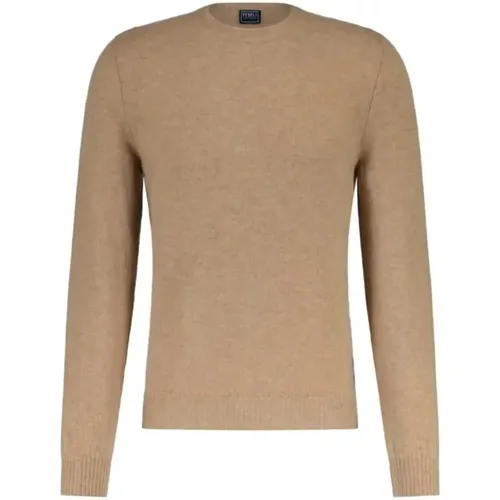 Cashmere Sweater , male, Sizes: 2XL, 3XL, 4XL, L, XL - Fedeli - Modalova