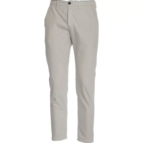 Slim Fit Chino Trousers Mastic , male, Sizes: W30, W31, W32, W33, W35 - Department Five - Modalova