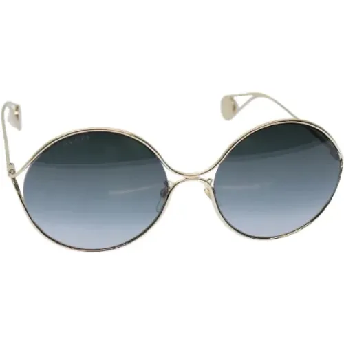 Pre-owned Metal sunglasses , female, Sizes: ONE SIZE - Gucci Vintage - Modalova