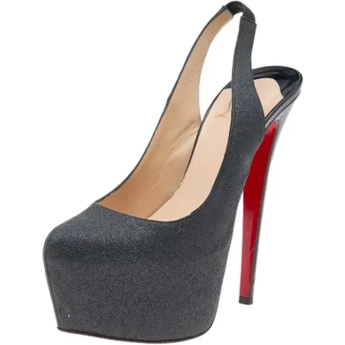 Pre-owned Stoff sandals , Damen, Größe: 39 EU - Christian Louboutin Pre-owned - Modalova