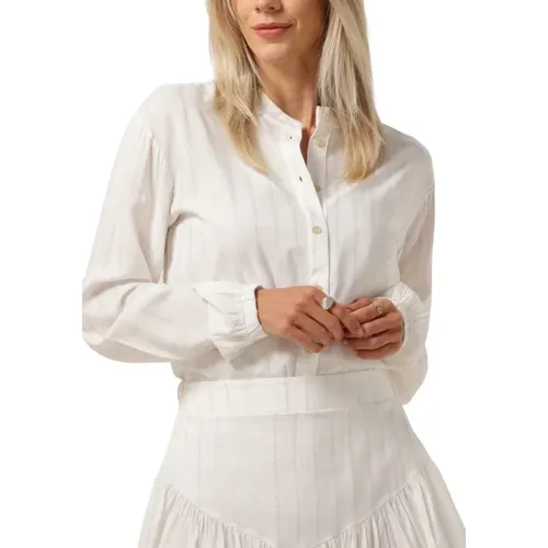 Weiße Lizz Bluse , Damen, Größe: XL - Amaya Amsterdam - Modalova