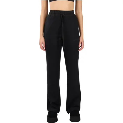 Modal Nylon Jogger Hose mit Logo , Damen, Größe: L - HINNOMINATE - Modalova