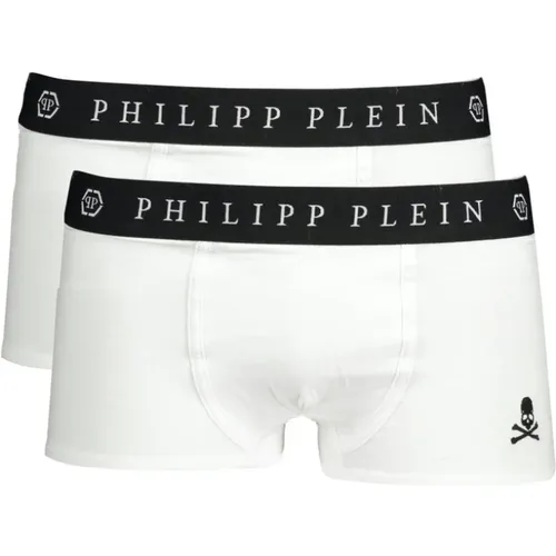 Elastic Boxer Shorts Black Logo Brand , male, Sizes: L, M, 2XL, XL - Philipp Plein - Modalova