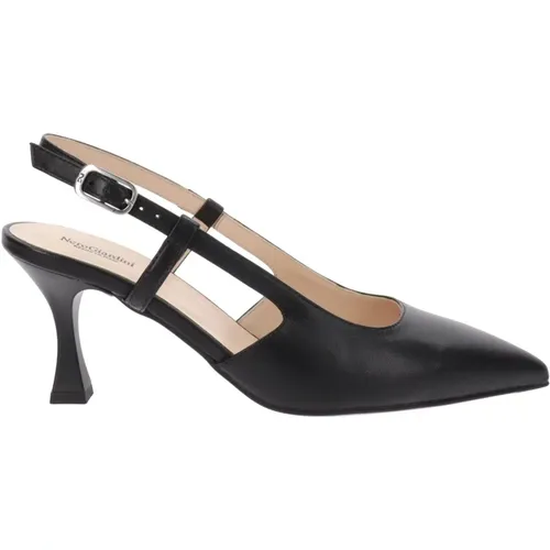 Leather High Heel Shoes Elegant Style , female, Sizes: 6 UK - Nerogiardini - Modalova